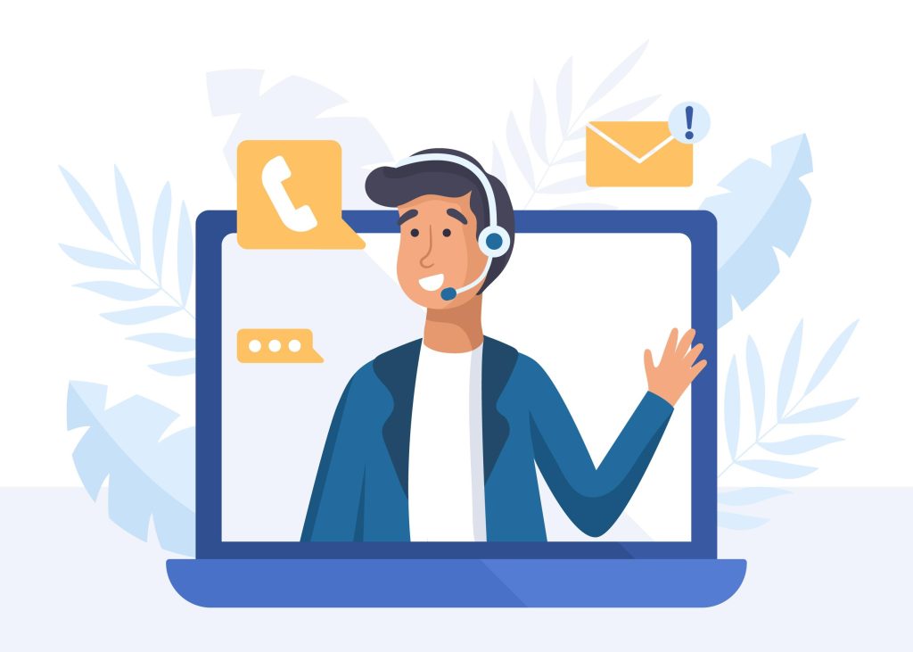 Contact us illustration