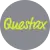 Questax Logo in grüner Schrift auf grauem Hintergrund