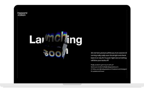 Neue Website mit modernem Webdesign startet demnächst