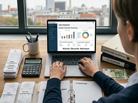 top-view-business-man-corporate-office-sitting-desk-typing-laptop-working-financial-statistics-business-strategy